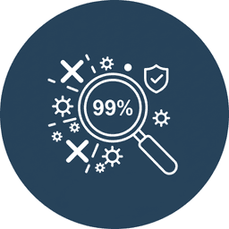 Élimination jusqu'à 99 % des virus et bactéries