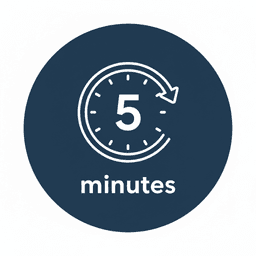 Environ 5 minutes par cycle